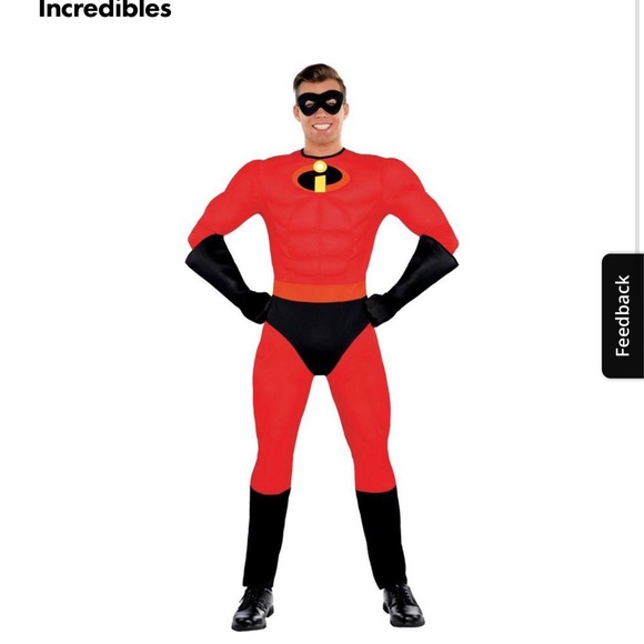 Party City Other Mr Incredible Halloween Costume Poshmark